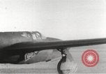 Image of First flight of Bell YP-59A jet airplane United States USA, 1942, second 8 stock footage video 65675063985