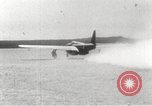 Image of First flight of Bell YP-59A jet airplane United States USA, 1942, second 16 stock footage video 65675063985