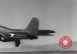 Image of First flight of Bell YP-59A jet airplane United States USA, 1942, second 25 stock footage video 65675063985