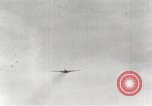 Image of First flight of Bell YP-59A jet airplane United States USA, 1942, second 28 stock footage video 65675063985