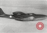 Image of First flight of Bell YP-59A jet airplane United States USA, 1942, second 30 stock footage video 65675063985
