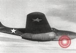 Image of First flight of Bell YP-59A jet airplane United States USA, 1942, second 36 stock footage video 65675063985
