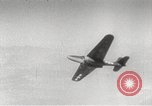 Image of First flight of Bell YP-59A jet airplane United States USA, 1942, second 39 stock footage video 65675063985