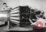 Image of First flight of Bell YP-59A jet airplane United States USA, 1942, second 62 stock footage video 65675063985