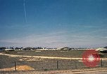Image of construction at Air Base Vietnam, 1965, second 23 stock footage video 65675064016