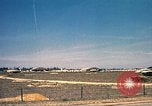 Image of construction at Air Base Vietnam, 1965, second 33 stock footage video 65675064016