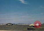 Image of construction at Air Base Vietnam, 1965, second 55 stock footage video 65675064016