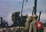 Image of US Marines in combat on Pacific island Pacific Theater, 1944, second 21 stock footage video 65675064074