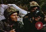 Image of US Marines in combat on Pacific island Pacific Theater, 1944, second 49 stock footage video 65675064074