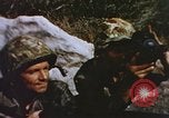 Image of US Marines in combat on Pacific island Pacific Theater, 1944, second 51 stock footage video 65675064074