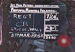 Image of 5th Marine Regiment Pavuvu Island Russell Islands Solomon Islands, 1944, second 32 stock footage video 65675064088