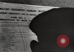 Image of American de-nazification law Germany, 1945, second 11 stock footage video 65675064106