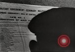Image of American de-nazification law Germany, 1945, second 12 stock footage video 65675064106