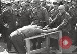 Image of General Eisenhower visits the Ohrdruf Nazi concentration camp Germany, 1945, second 38 stock footage video 65675064108