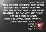 Image of Nazi concentration camp United States USA, 1945, second 41 stock footage video 65675064109