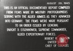 Image of Nazi concentration camp United States USA, 1945, second 47 stock footage video 65675064109