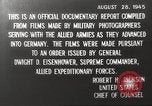 Image of Nazi concentration camp United States USA, 1945, second 50 stock footage video 65675064109