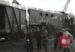 Image of Camouflaged 14-inch Naval railway gun France, 1918, second 1 stock footage video 65675064147