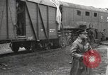 Image of Camouflaged 14-inch Naval railway gun France, 1918, second 30 stock footage video 65675064147