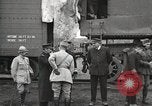 Image of Camouflaged 14-inch Naval railway gun France, 1918, second 53 stock footage video 65675064147