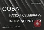 Image of Cuban Independence Day Havana Cuba, 1940, second 4 stock footage video 65675064153