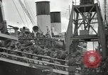 Image of British Expeditionary Force departing via ship United Kingdom, 1940, second 36 stock footage video 65675064180