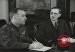 Standbild Lieutenant General Lucius Clay Washington DC USA, 1946, aus Sekunde 60 historischem Filmmaterial Videoclip 65675064206