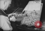Image of Production of  Hebrew  newspaper Haaretz Palestine, 1945, second 52 stock footage video 65675064261