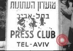 Image of Press Club Tel Aviv Tel Aviv Palestine, 1945, second 52 stock footage video 65675064262