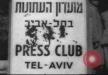 Image of Press Club Tel Aviv Tel Aviv Palestine, 1945, second 53 stock footage video 65675064262