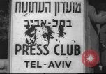 Image of Press Club Tel Aviv Tel Aviv Palestine, 1945, second 54 stock footage video 65675064262