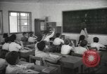 Image of Jewish children receiving instruction at Bialik Hebrew Day School Palestine, 1945, second 1 stock footage video 65675064275