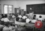 Image of Jewish children receiving instruction at Bialik Hebrew Day School Palestine, 1945, second 7 stock footage video 65675064275