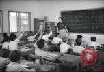 Image of Jewish children receiving instruction at Bialik Hebrew Day School Palestine, 1945, second 9 stock footage video 65675064275