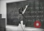 Image of Jewish children receiving instruction at Bialik Hebrew Day School Palestine, 1945, second 16 stock footage video 65675064275