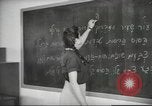 Image of Jewish children receiving instruction at Bialik Hebrew Day School Palestine, 1945, second 17 stock footage video 65675064275