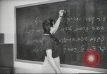 Image of Jewish children receiving instruction at Bialik Hebrew Day School Palestine, 1945, second 18 stock footage video 65675064275