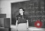 Image of Jewish children receiving instruction at Bialik Hebrew Day School Palestine, 1945, second 25 stock footage video 65675064275