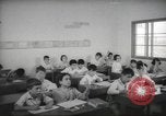 Image of Jewish children receiving instruction at Bialik Hebrew Day School Palestine, 1945, second 29 stock footage video 65675064275