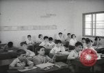 Image of Jewish children receiving instruction at Bialik Hebrew Day School Palestine, 1945, second 31 stock footage video 65675064275