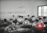 Image of Jewish children receiving instruction at Bialik Hebrew Day School Palestine, 1945, second 42 stock footage video 65675064275
