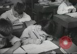 Image of Jewish children receiving instruction at Bialik Hebrew Day School Palestine, 1945, second 48 stock footage video 65675064275