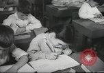 Image of Jewish children receiving instruction at Bialik Hebrew Day School Palestine, 1945, second 50 stock footage video 65675064275