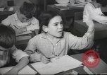 Image of Jewish children receiving instruction at Bialik Hebrew Day School Palestine, 1945, second 53 stock footage video 65675064275
