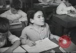 Image of Jewish children receiving instruction at Bialik Hebrew Day School Palestine, 1945, second 55 stock footage video 65675064275