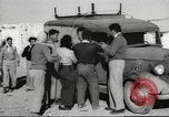 Image of Jewish people Tel Aviv Palestine, 1945, second 27 stock footage video 65675064281