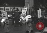 Image of American protesters New York City USA, 1937, second 6 stock footage video 65675064295