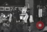 Image of American protesters New York City USA, 1937, second 8 stock footage video 65675064295