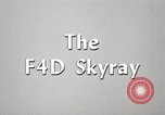 Image of Douglas F4D Skyray United States USA, 1957, second 25 stock footage video 65675064300