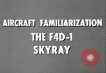 Image of Douglas F4D-1 Skyray United States USA, 1956, second 15 stock footage video 65675064302
